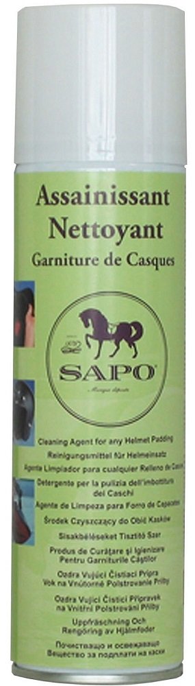 ASSAINISSANT & NETTOYANT SAPO POUR GARNITURE DE CASQUE & BOMBE D'ÉQUITATION