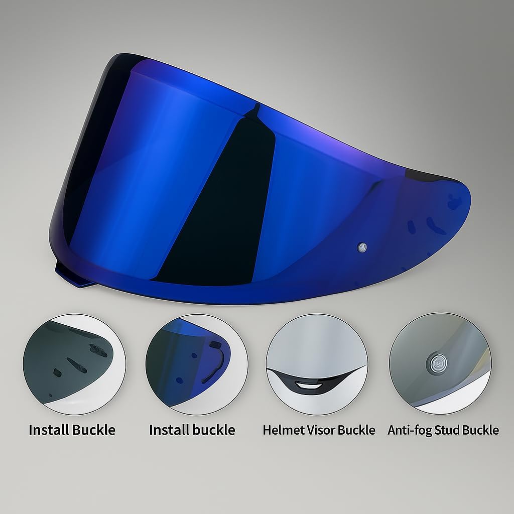 RF1400 X15 Helmet Visor Compatible with RF-1400, CWR-2, X15, Z8, X-SPR PRO