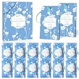 DERDUFT Linen Scented Sachets Set of 14 - Fragrance Freshener for Wardrobes, Closets & Drawers - Odor Eliminator Sachets for Home & Office