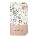sslink SH-04H/SHV34/506SH/STAR WARS mobile AQUOS ZETA/AQUOS SERIE/AQUOS Xx3 対応 手帳型 ケース (ノスタルジア) 花柄 フラワー バイカラー ツートン おしゃれ かわいい ダイアリータイプ 横開き カード収納 フリップ カバー スマートフォン