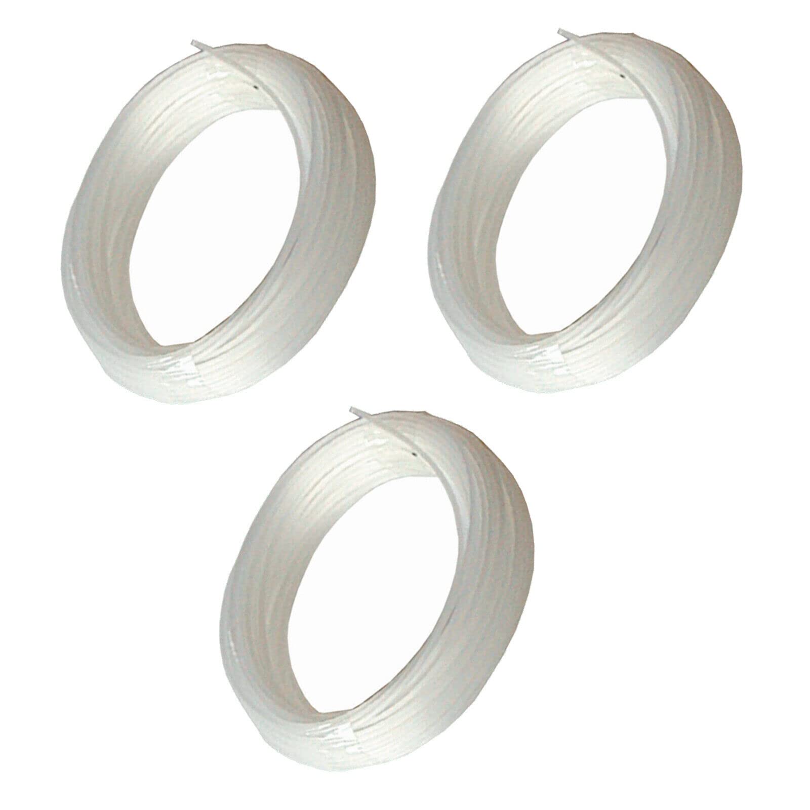 Masterpart 3 x ALM Trimmer Lines 15m x 1.3mm Durable Nylon Spool Universal Refill Cord Wire