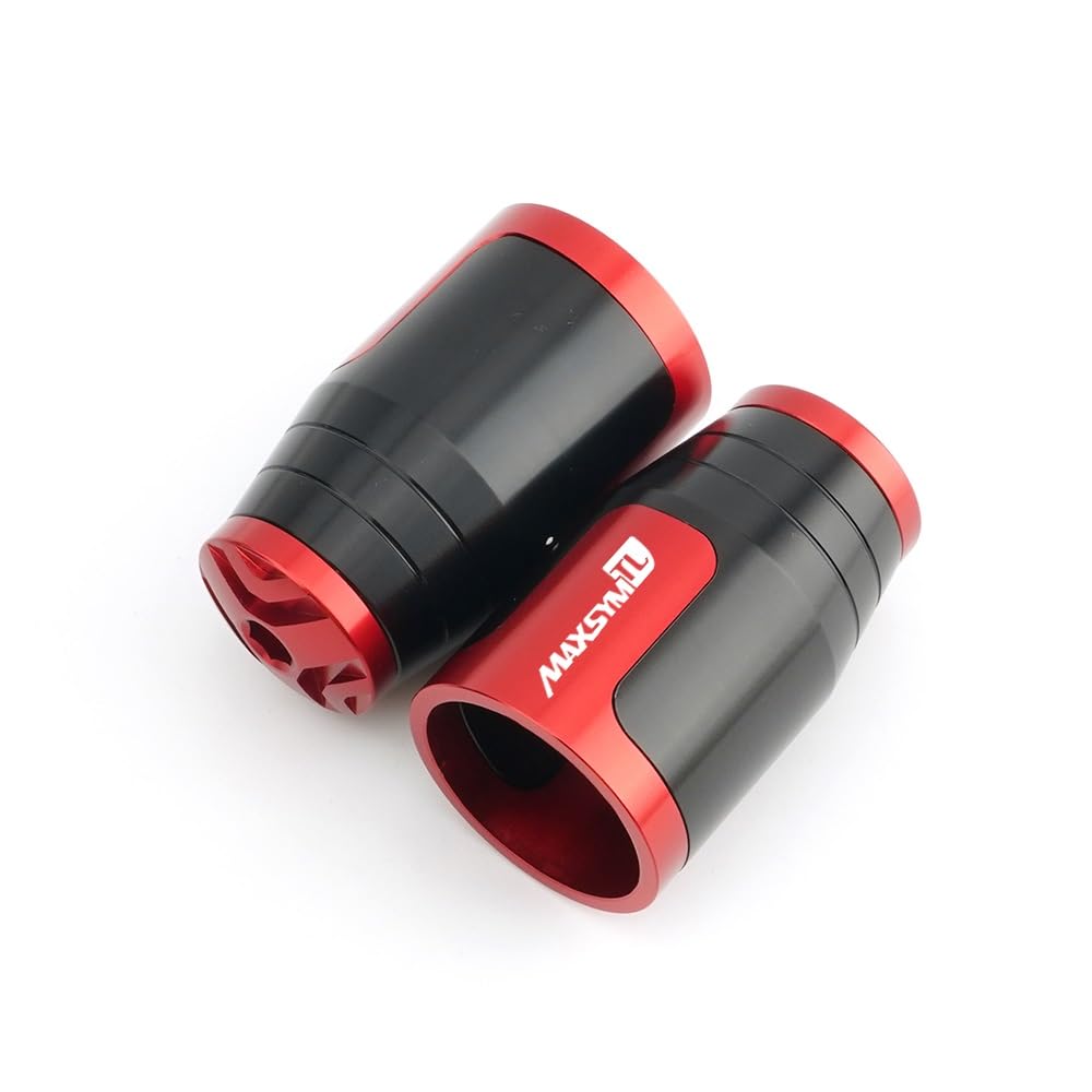 Poignées guidon SYM Maxsym TL 500 CNC 22mm rouge