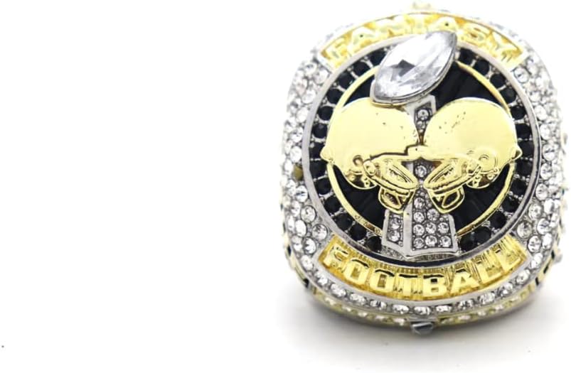 2023 Fantasy Football Championship Ring MVP Trophy Prize for Fans Mens' Souvenir Gift