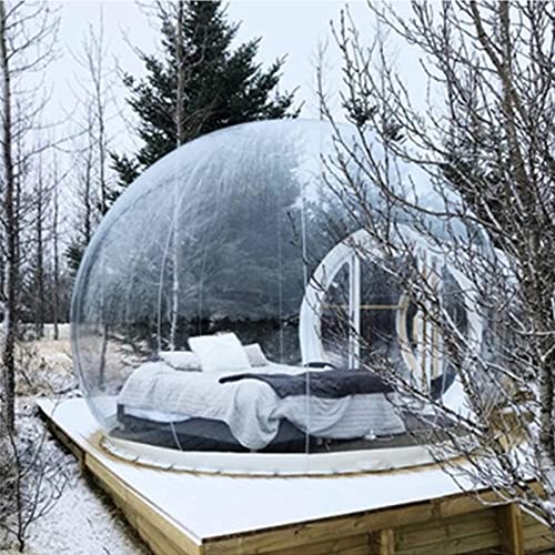 Inflatable Bubble Tent, Inflatable Crystal Ball Clear Bubble House Inflatable Tent, Dome Greenhouse 3-5 Persons Camping Tent with Hair Dryer for Indoor/Outdoor Home Backyard Stargazing,5M - Image 3