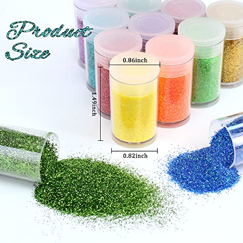 36 Colors Glitter Set, Fine Glitter For Resin, Arts And Craft Supplies Glitter, Cosmetic Glitter For Body Nail Face Hair Eyeshadow Lip Gloss Makeup, Festival Glitter For Decoration #TOP4