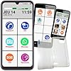 Mobiho-Essentiel Le Smart Initial 6,5 Pouces, 64Go + Emplacement Micro SD - Nouvelle Evolution Dec 24. Smartphone Senior 4G. Livré avec : Coque + vitre de Protection