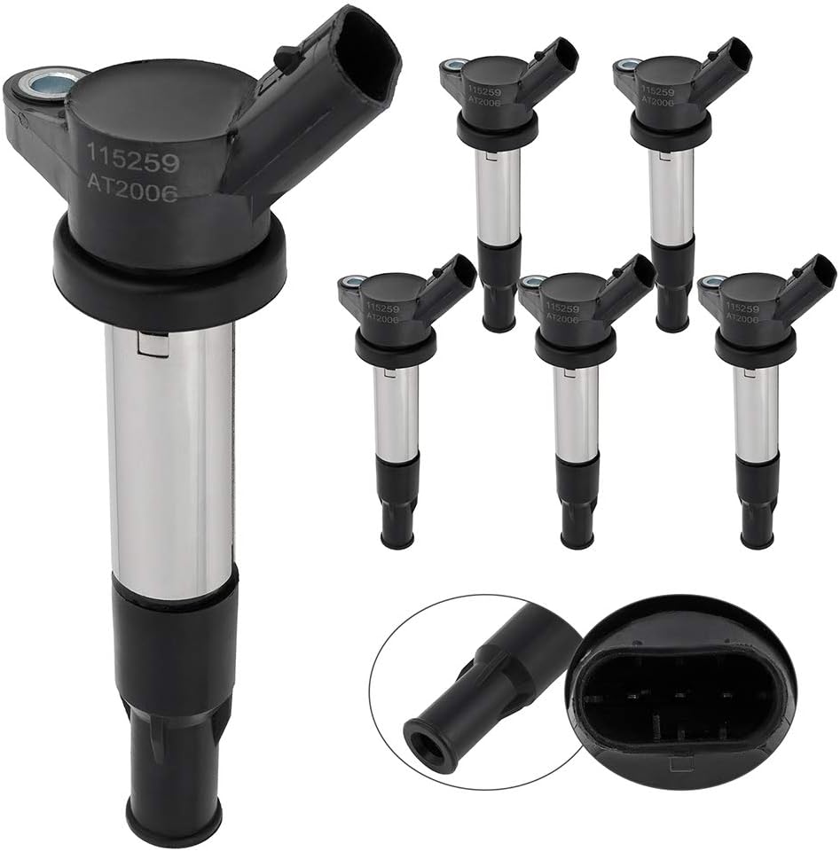 SCITOO Ignition Coils fit for Suzuki Verona 2.5L 2006 UF561 6pcs Ignition Coils