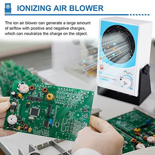 Yuchengtech EN-WHBS-QZFH Ionizing Air Blower Anti Static Ionizer Esd Ionizer Fan Desktop Static Eliminator Fan Anti Static Fan thumb #1