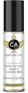 CA Perfume Impression of Rose Of No Man's Landlord Unisex Eau De Parfum Amber Spicy Scent Long Lasting Unisex Fragrance Travel Size TSA Ready for Day and Night Wear 0.33 Fl Oz 10ml