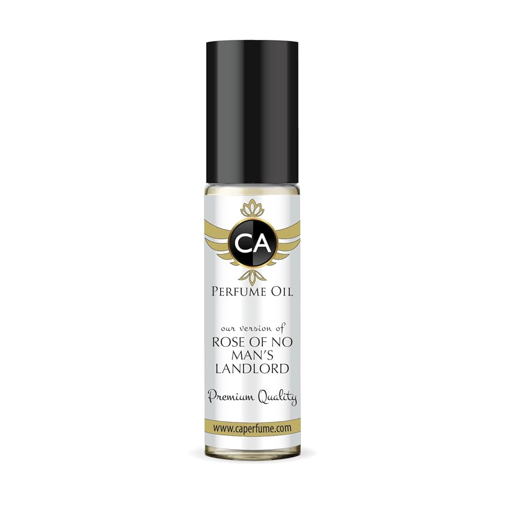 CA Perfume Impression of Rose Of No Man\'s Landlord Unisex Eau De Parfum Amber Spicy Scent Long Lasting Unisex Fragrance Travel Size TSA Ready for Day and Night Wear 0.33 Fl Oz 10ml