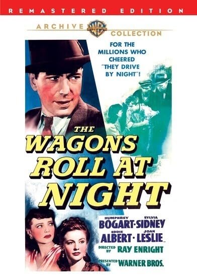 The Wagons Roll at Night DVD con drama intenso en edición norteamericana