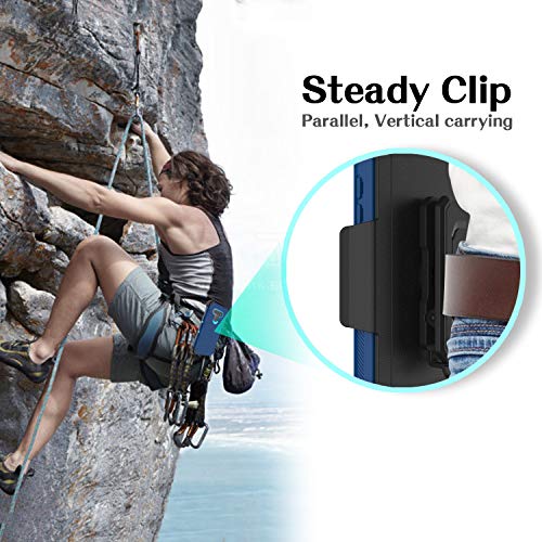 Leptech For Lg K51 Case, For Lg Q51 Case With Soft Tpu Screen Protector, [Holster Series] Full Body Heavy Duty Armor Protective Phone Cover With Kickstand Belt Clip Case For Lg K51 / Lg Reflect (Blue) #TOP6