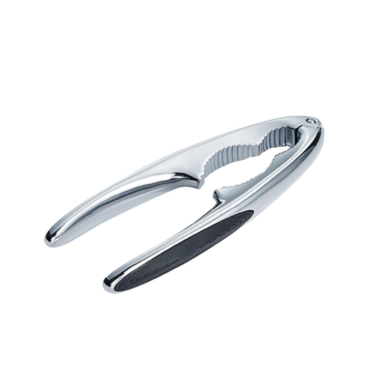 GRIRIW Zinc Alloy Nutcracker Tool for Walnuts and Crab Heavy Duty Non Slip Handle Multi Functional Nut Opener and Efficient Shelling for Nuts and Seafood