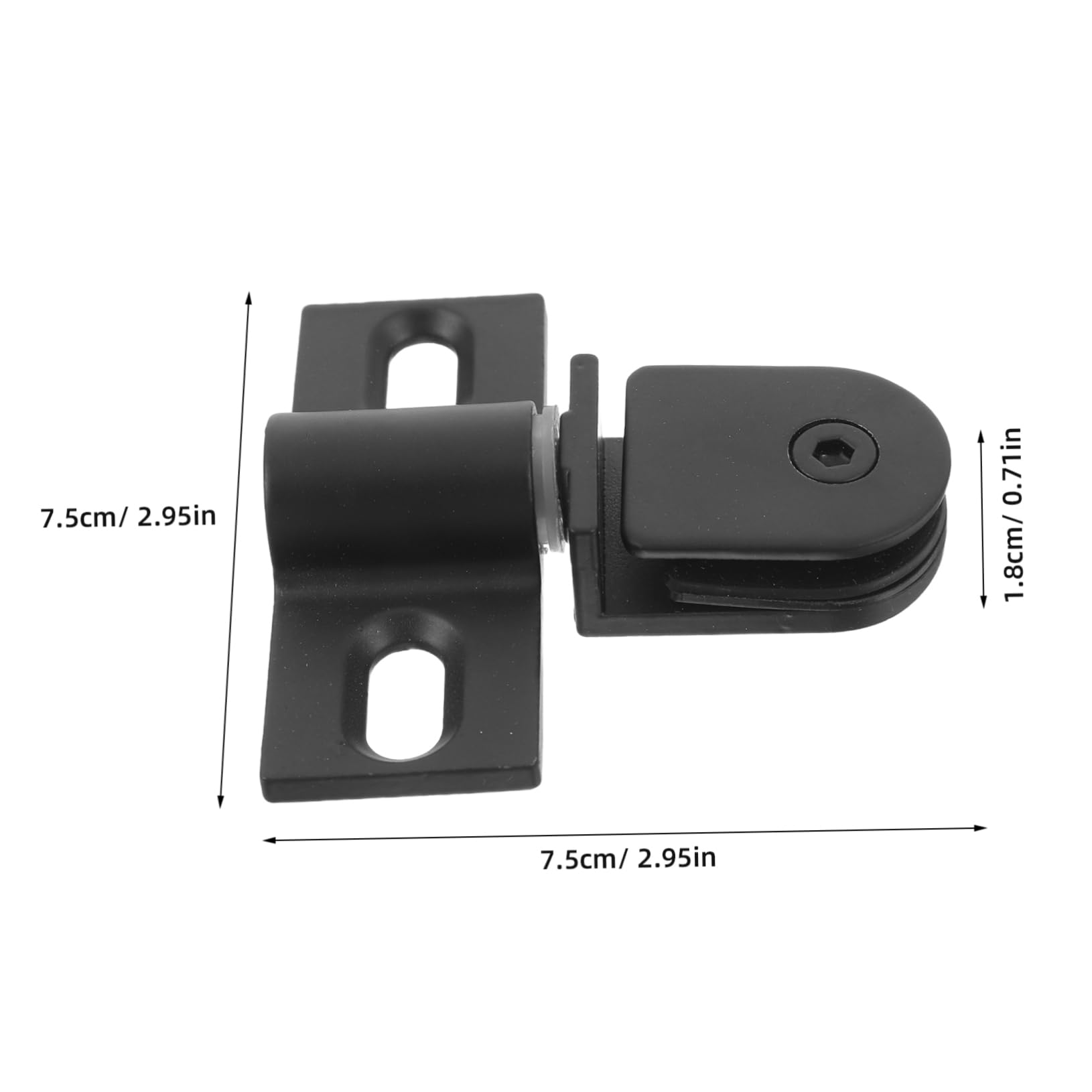 KONTONTY Glass Door Hinges Opening Sealing Efficiency Stainless Steel Construction