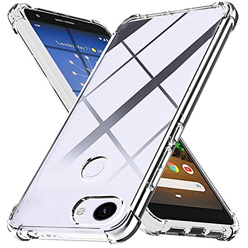Cassby Exclusive Bump Side Air Cushion Back Case Cover for Pixel 3XL - Dual Layer Transparent Ultra Clear Finish Back Cover Clear Thin Case (B085GLT2MJ) Amazon Price History, Amazon Price Tracker