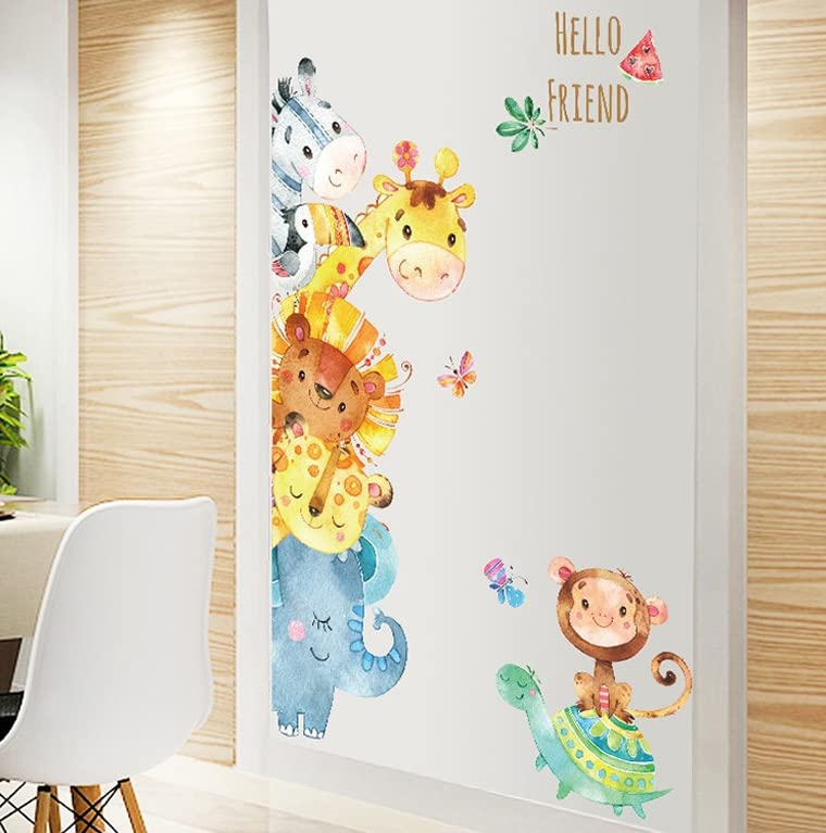 Vinilos decorativos de animales para paredes y puertas miniatura 6