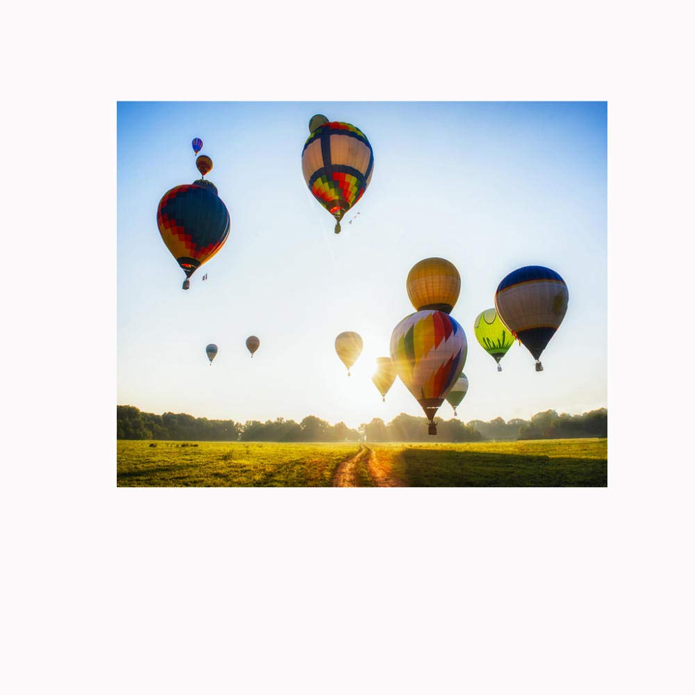 Fotomurales Autoadhesivo globo aerostático 200x140cm Decoración de Pared decorativos Murales moderna de Papel Pintado Sala Living Oficina Dormitorio
