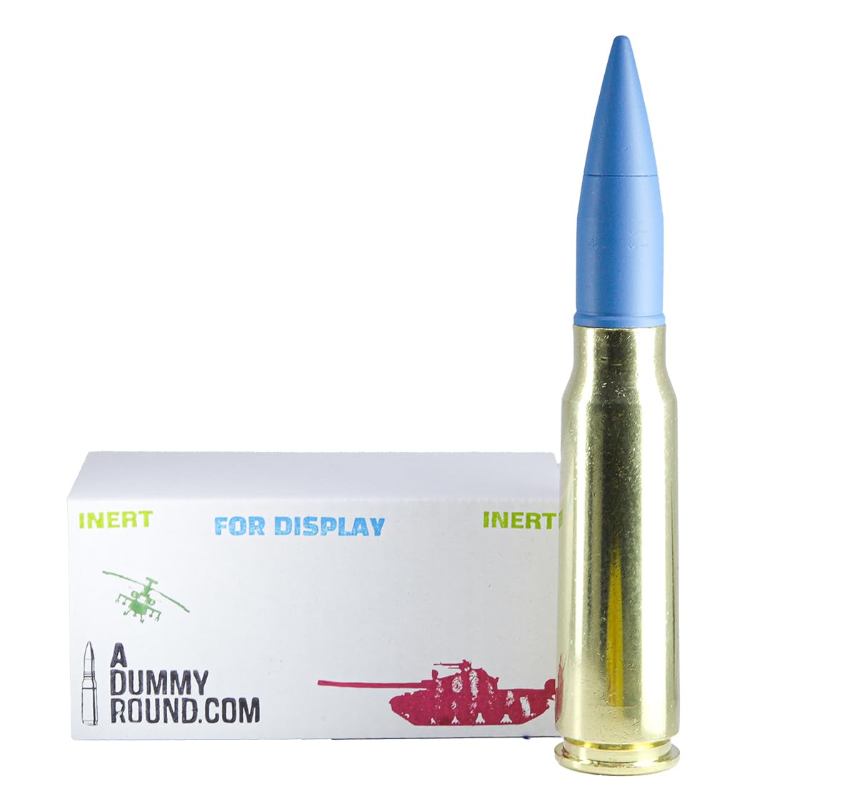 General Dynamics 20 mm Dummy Round, rund, gebrannt, M61 Vulcan Schnuller, Elektrisch, Display Round, Hobby-Modellflugzeug-Zubehör