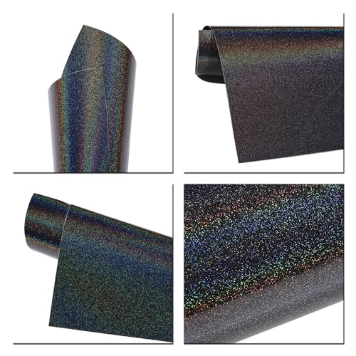 AuMoHall Metallic Dark Gray to Rainbow Gloss Chameleon Car Vinyl Wrap Sparking Diamond Color Change DIY Vehicle Vinyl Film, 59.84'' x 29.52'' by AuMoHall - Image 7