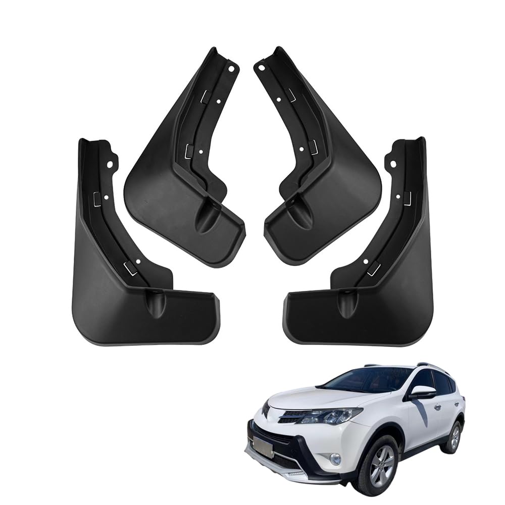 Guardabarros coche RAV4 2006-2013 antiarañazos: faldillas delanteras y traseras contra salpicaduras