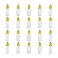 Vista 10 de Othmro Botellas cuentagotas de plástico de ojo de laboratorio de polietileno de 0.7 onzas, 50 piezas, 0.7 fl oz, gotero líquido exprimible
