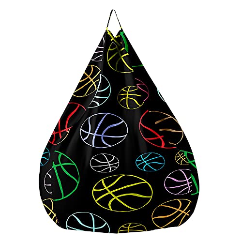 Fansu Puff 3D Baloncesto Puff Salon Bean