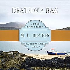 Death of a Nag Audiolibro Por M. C. Beaton arte de portada