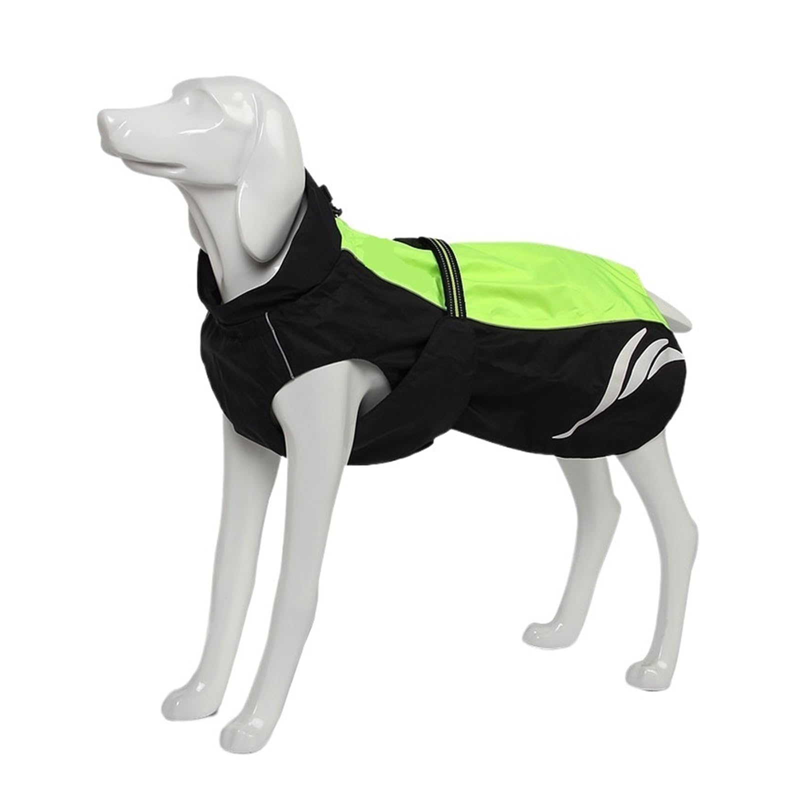 Manteau imperméable pour grand chien veste nylon contre la pluie sécurité 70cm