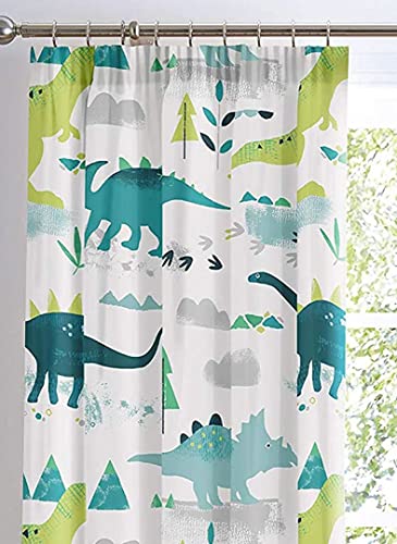 Bedlam - Dinosaur Curtains W66 x L72" (168 x 183cm) - 2...
