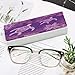 VstaDank Hawaii with Purple Sea Turtle Glasses Case for Women Men Practical Beautiful Eyeglass Case Fashion Leather Hard Sunglasses Case