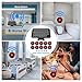 KOQICALL Life Alert Care Giver Pager Nurse Call System 30-line Elderly Monitoring 10 Emergency Bathroom Alarm Button for Patients Seniors Disabled SOS Help for Nursing Home Hospital Clinic Restaurant