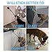 Smart Dog Suction Cup Dog Toy, Self-Playing Tug of War Dog Toy with Chew Rubber Ball, Dog Rope Toys for Aggressive Chewers, Interactive Pet Tug Toy for Boredom, Indestructible Bite Toy Teething (Red)