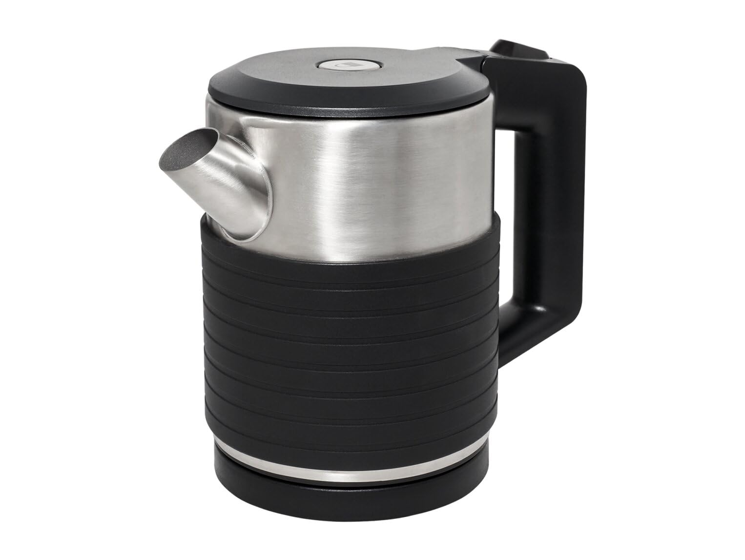 Corby Canterbury Bouilloire à double paroi en acier brossé 0,6 l - Prise européenne