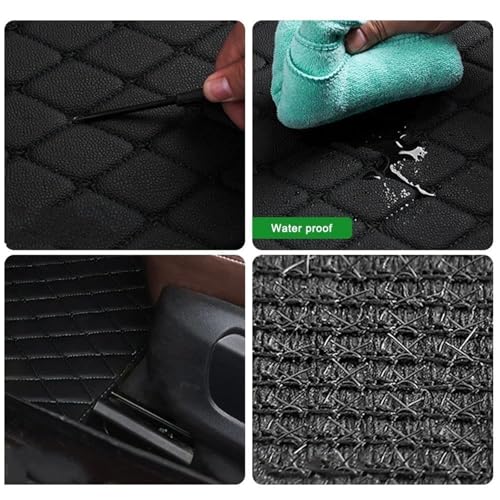 Tapis de sol auto pour Benz GL X166 étanches et protecteurs de moquette couleur Titanium1