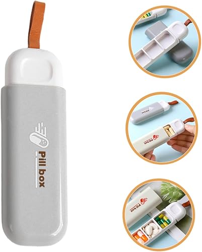Miniatura 8 de BETOOKY Box Portable Pill Box Pocket Medicine Pastillero De Mini Containers One Week Medicine Organizer Cute Pill Dispensers Weekly Pill Holder