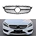 NMDNNJ Griglia Stile Diamante Griglia Paraurti Anteriore per Mercedes per Benz W205 Classe C C200 C250 C300 2015-2018