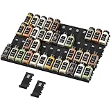 Lifewit Gewürzregal Schublade 48 Stück, Verstellbarer Gewürz Organizer für Alle Schubladen, Kombinierbarer Gewürz Schubladeneinsatz Küche, Gewürzeinsatz Schublade, Spice rack für Gewürze Schwarz