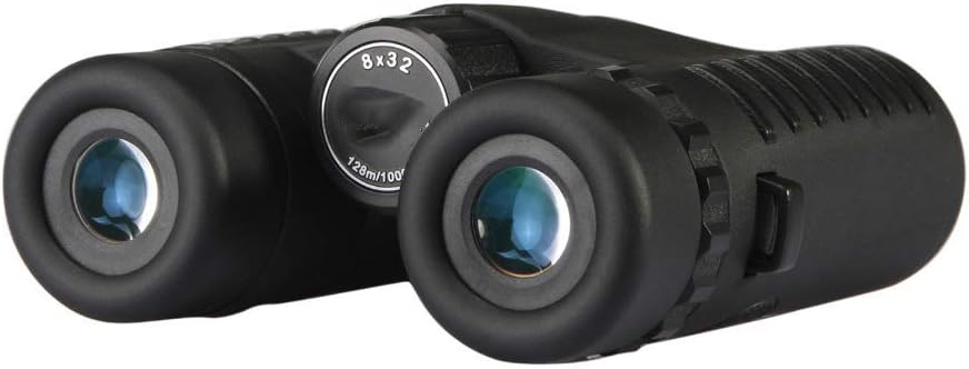 防水8x32 Bak4プリズムアンチポロEDガラス完全マルチコーティングブラック長距離双眼鏡 | マルチカラー 8X32 コンパクト双眼鏡 望遠鏡 Bak4 プリズム光学 キャンプ用双眼鏡 ネックストラップ 持ち運び | HYTOI(ヒトーイ)
