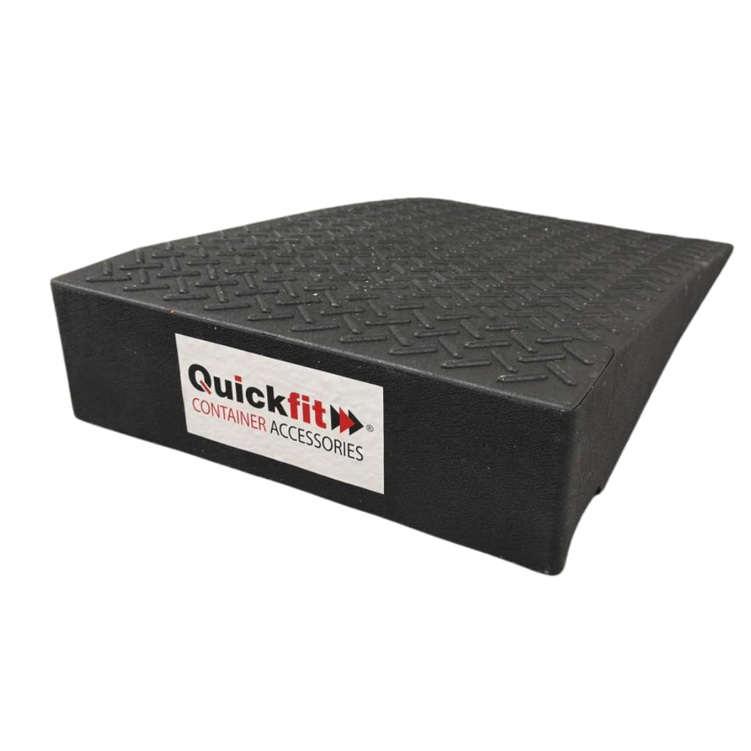 Rampe d'accès longue et résistante - Hauteur : 15 cm - Capacité : 2 tonnes - Pour trottoirs, seuils et chargement