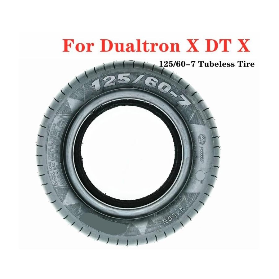 Xibany motorized scooter 13 Inch 125/60-7 13X5.00-7 Tubeless Tyre for Dualtron X/X2/X ? UP Electric Scooter Vacuum Tire Accessories motorized scooter, XIBANY001