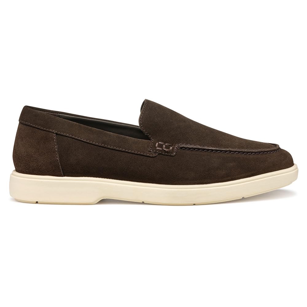 Geox Men's U SPHERICA EC17 D Moccasin, Dark Brown, 6.5 UK