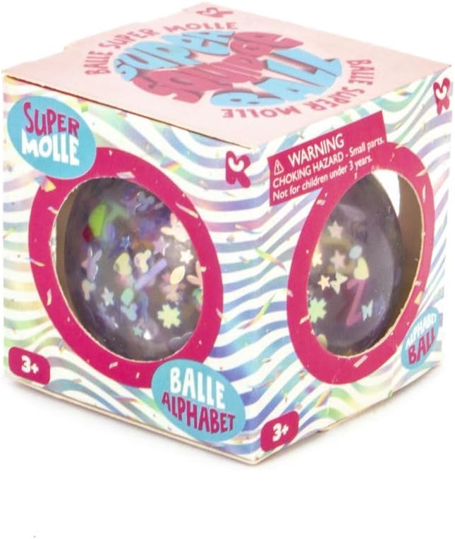Keycraft - Alphabet Glitter Ball (6cm)