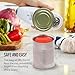 Farberware Compact Battery Operated Hands-Free Automatic Can Opener for any Size Can with Magnet to Safely Remove Lid, Seamless Opening Decreases Sharp Edges for Easily and Safely Opening Cans, Gray