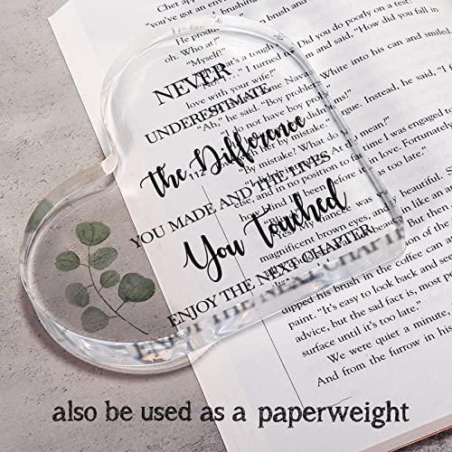 Coworker Gifts For Women Men, Never Underestimate The Diffefence, Retirement Gifts New Job Leaving Gifts For Coworker Boss Leader Colleague Friends Acrylic Heart Keepsake #TOP4