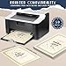 Fainne 50 Sets Certificate Kit Includes 50 Pcs 9.5 x 12 Inch Certificate Holders 50 Pcs Letter Size Papers 50 Pcs Foil Award Seals Diploma Covers for Appreciation(Black, Gold)