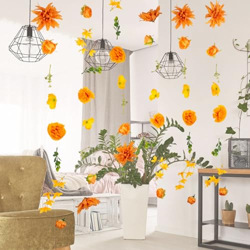 Guirlande de fleurs artificielles pour arche de mariage 10m - 6