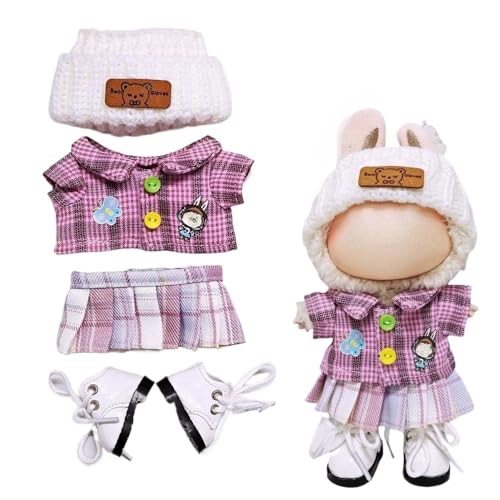 For Labubu Mokoko  4_Zbg ʂݗp uu1 2 3ڑΉ 17cml`̕ Vc v[cXJ[g C jbgX 킢 RX`[ ւ l`xr[ Ȑl`̕ DIY ANZT[ ߑ̂