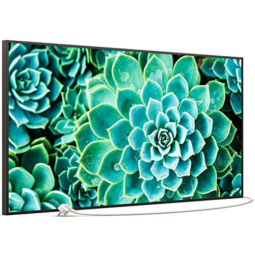 STEINFELD Bild Infrarotheizung | Deutscher Hersteller | viele Motive 350- 1200 Watt Rahmen schwarz