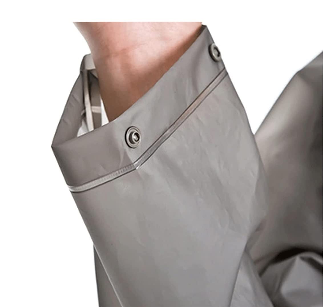 Chubasquero Chaqueta de Lluvia Impermeable Chubasquero Largo De EVA Para Exteriores Para Adultos, Chubasquero De Viaje Para Senderismo, Chubasquero Con Capucha Para Mujeres Y Hombres Poncho de Lluvia
