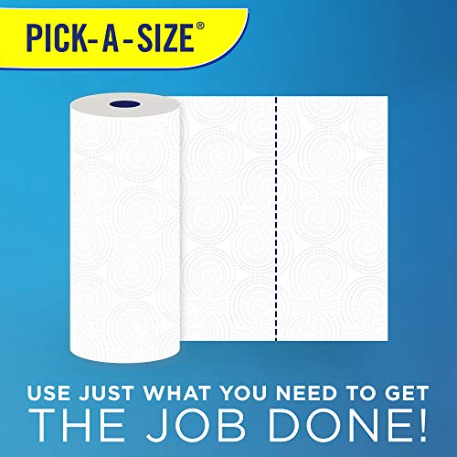Image of Sparkle Pick-A-Size Paper Towels, 2 Rolls = 4 Regular Rolls (Pack of 24 Rolls), Everyday Value Paper Towel With Full And Half Sheets
